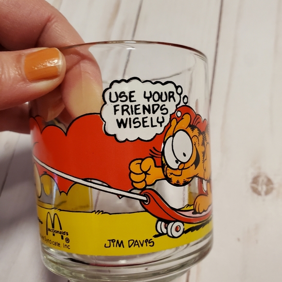 Vintage 1978 McDonald's Garfield and Odie Glass Mug - Picture 8 of 13